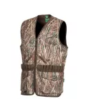 GILET TREELAND CAMOUFLAGE ROSEAUX