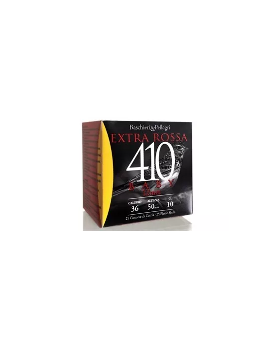 CARTOUCHES B&P EXTRA ROSSA BABY CAL410 (12 MM) PBN°5/6/7/8