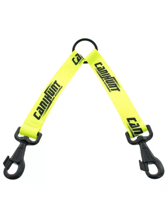 ACCOUPLE DOUBLE CANIHUNT HUNTER JAUNE 30 CM