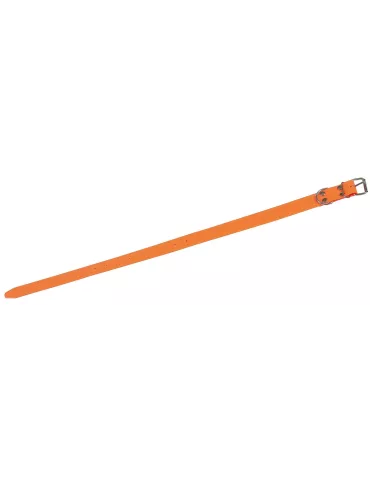 COLLIER FLUO EN PVC SOUPLE ORANGE 40 CM