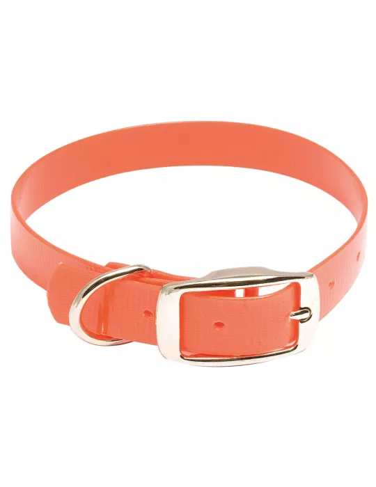 COLLIER POUR CHIEN HIFLEX FLUO ORANGE 27 CM