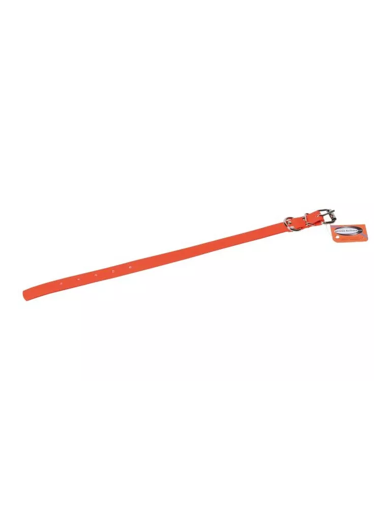 COLLIER ORANGE FLUO BIOTHANE 45 CM