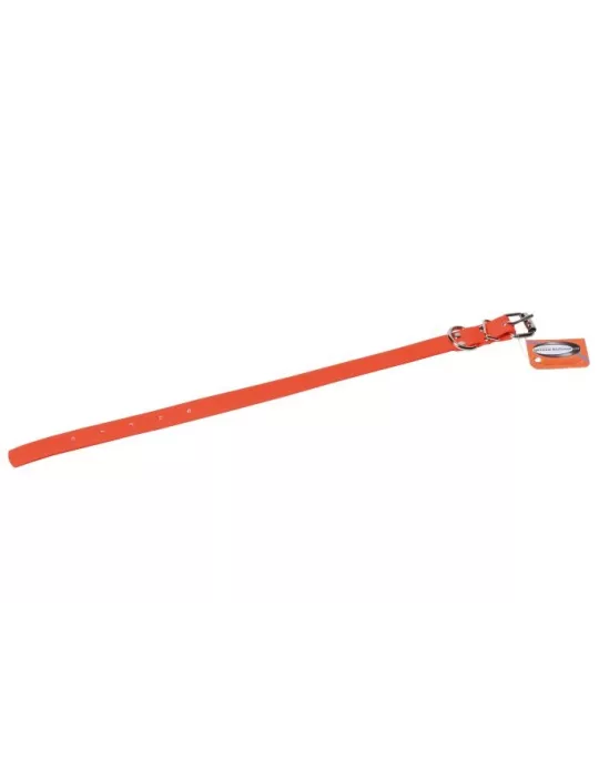 COLLIER ORANGE FLUO BIOTHANE 45 CM