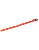 COLLIER ORANGE FLUO BIOTHANE 65 CM
