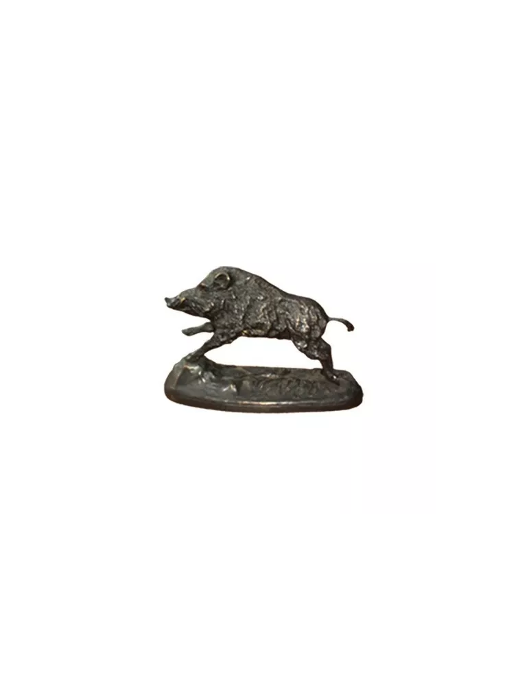 SANGLIER SAUTANT PETIT MODEL EN BRONZE