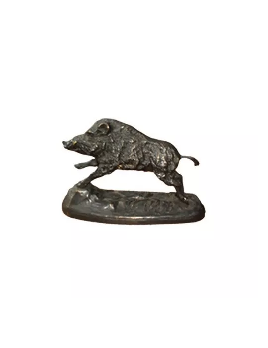 SANGLIER SAUTANT PETIT MODEL EN BRONZE