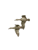 PIN'S COUPLE CANARD AU VOL