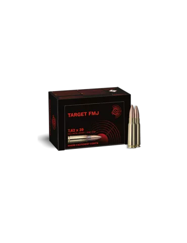 CARTOUCHES GECO 7.62X39 TARGET FMJ 8G