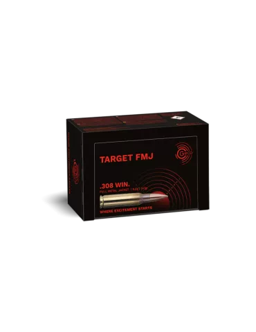 CARTOUCHES GECO 308 WIN TARGET FMJ 9.5G /50