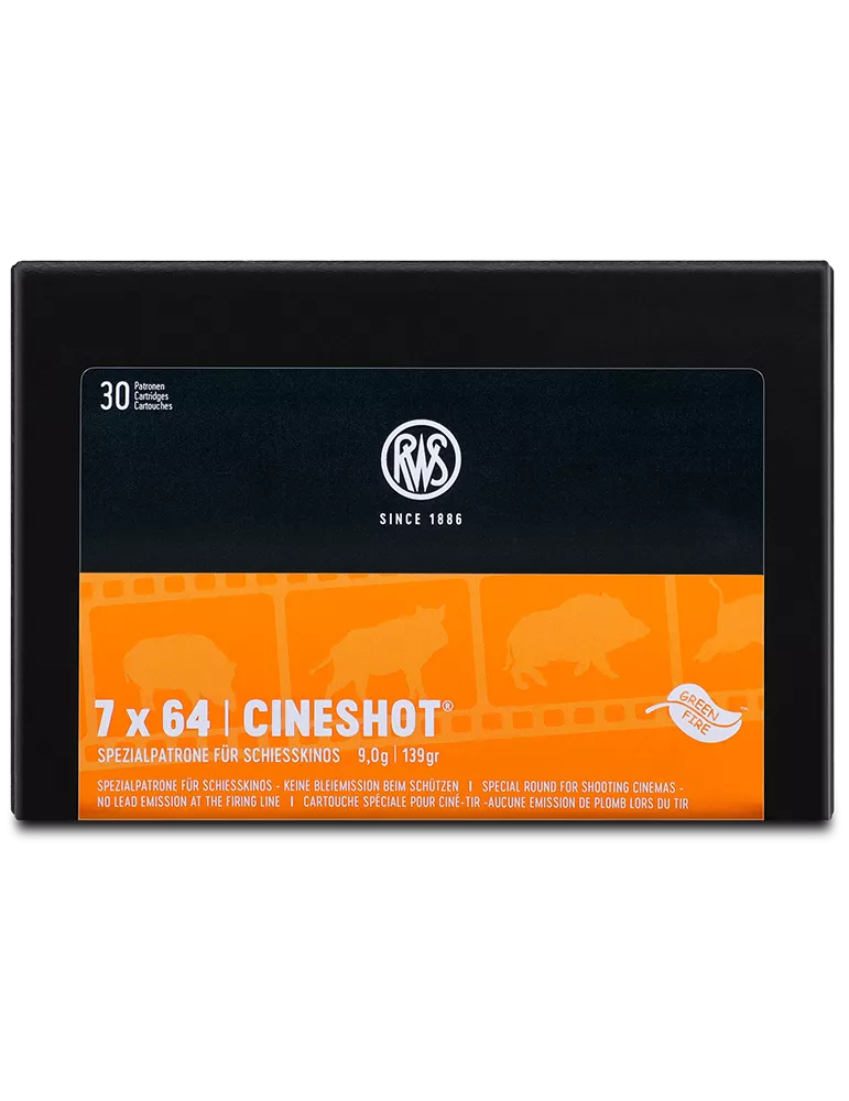 CARTOUCHES RWS 7X64 CINETIR 9G /50