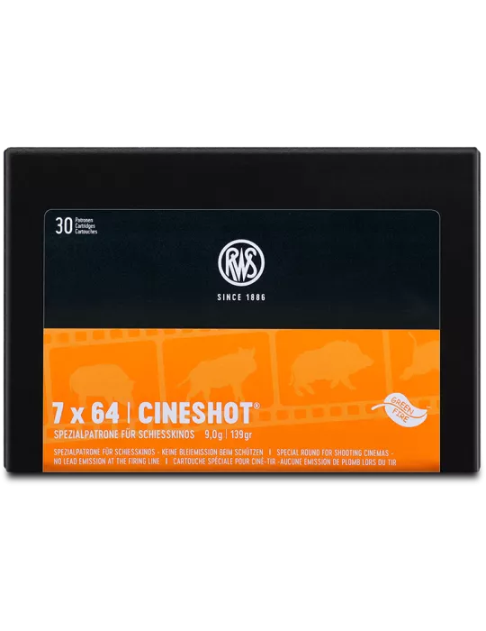 CARTOUCHES RWS 7X64 CINETIR 9G /50