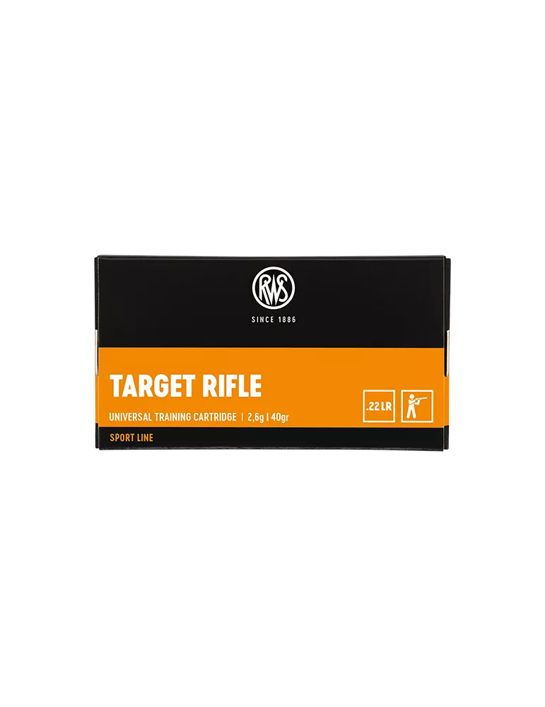 CARTOUCHES RWS TARGET RIFLE CAL22LR