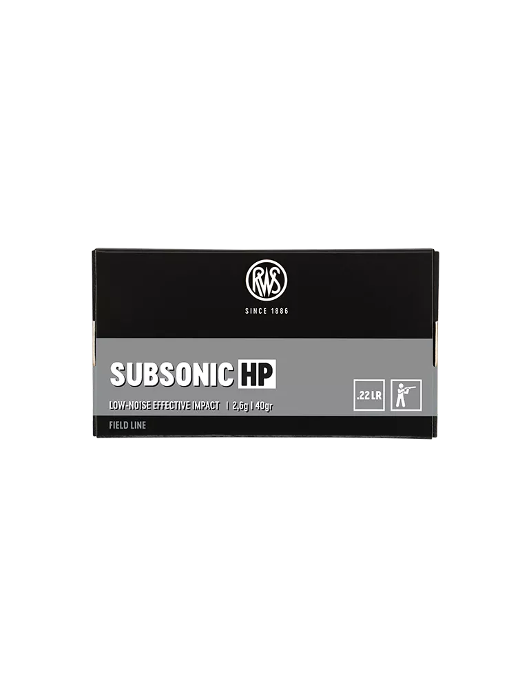 CARTOUCHES RWS SUBSONIC HP 22LR