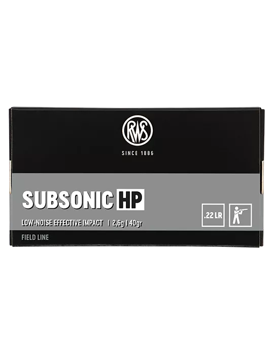 CARTOUCHES RWS SUBSONIC HP 22LR