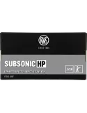CARTOUCHES RWS SUBSONIC HP 22LR