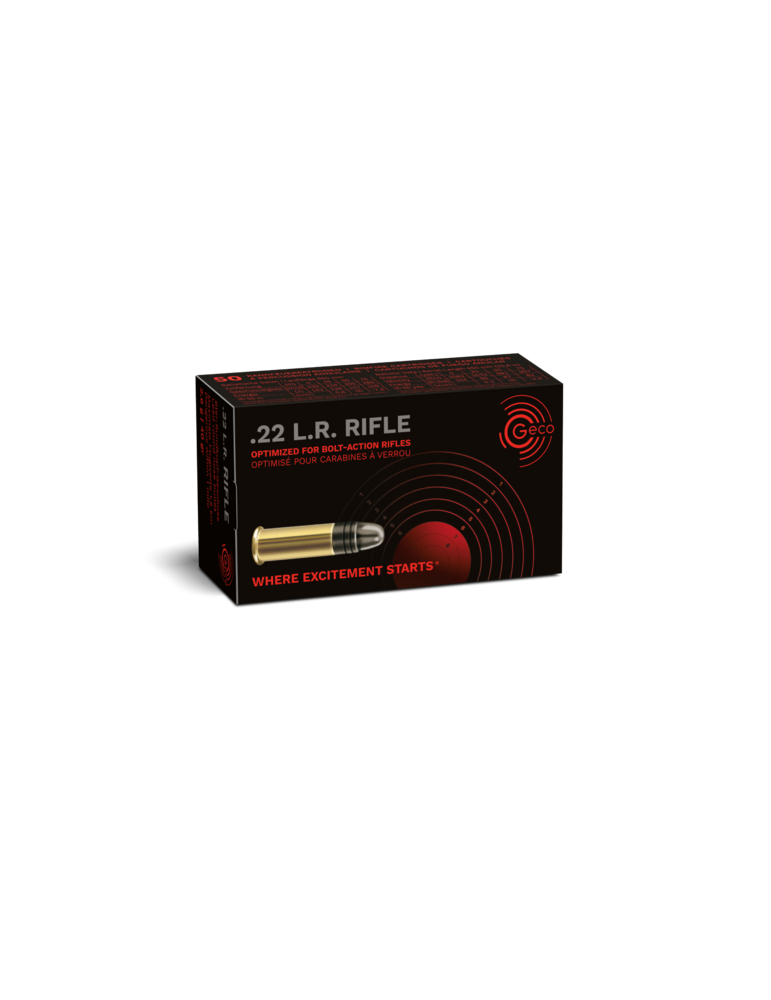 CARTOUCHES GECO RIFLE 22LR