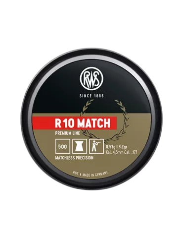 CARTOUCHES RWS R10 MATCH 4.5 / 500