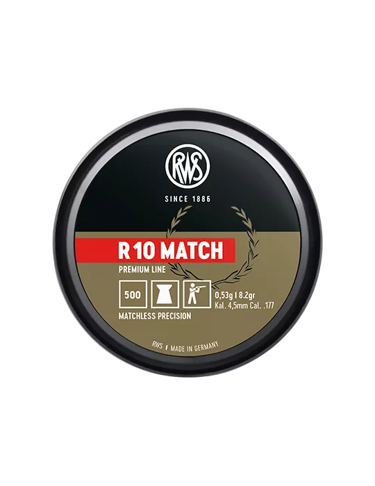 CARTOUCHES RWS R10 MATCH 4.5 / 500