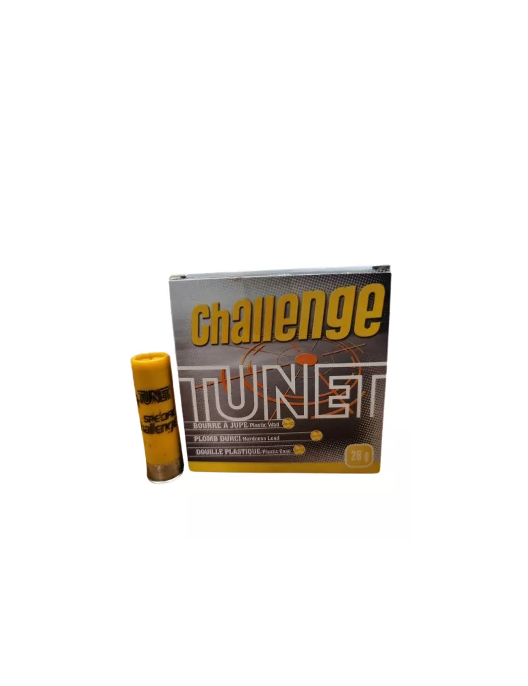 CARTOUCHES TUNET CHALLENGE CAL20 PB N°7 1/2 OU 9 BJ 28GR