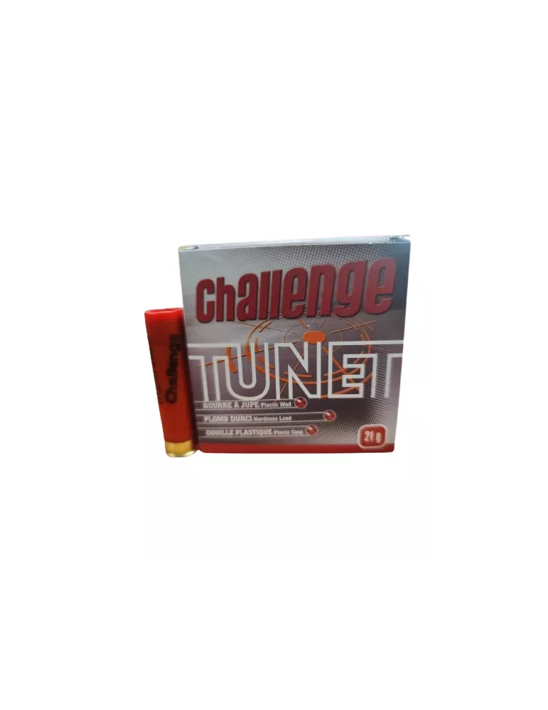 CARTOUCHES TUNET CHALLENGE CAL28 PB N°7 1/2 OU 9 BJ 21G