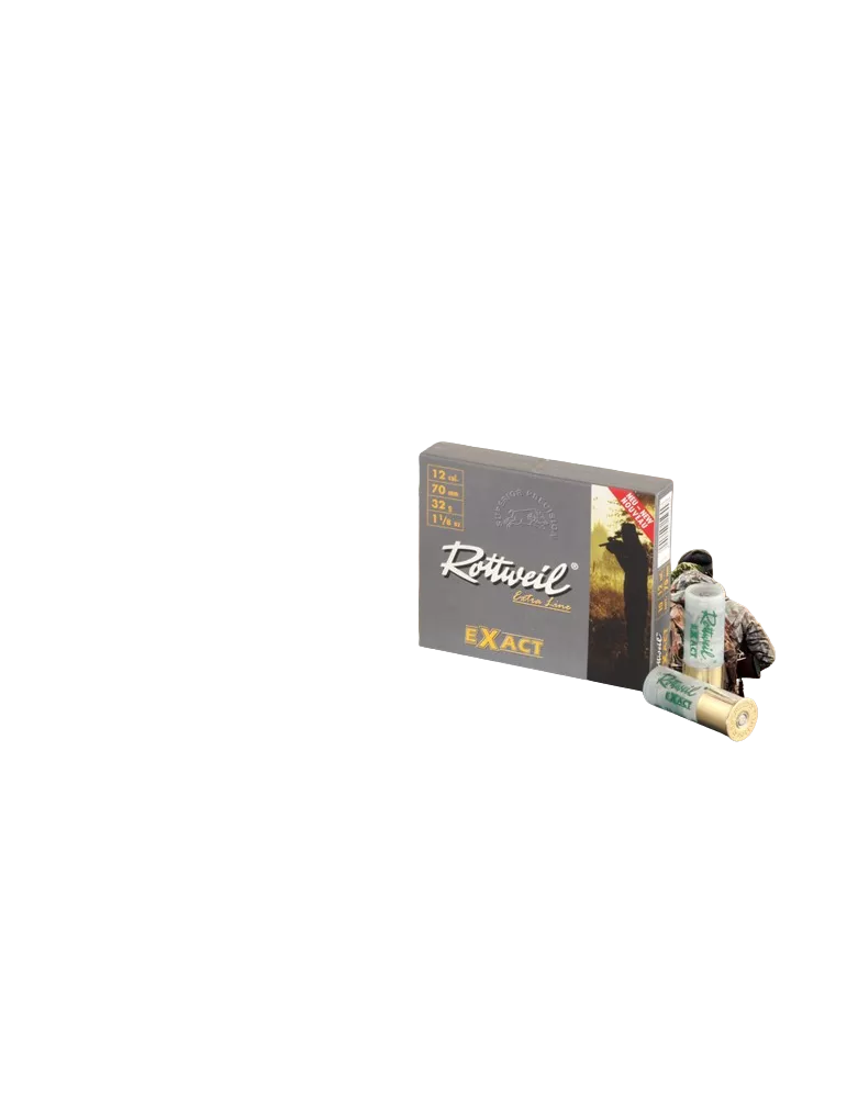 CARTOUCHES A BALLES ROTTWEIL EXACT CAL20/70 26GR