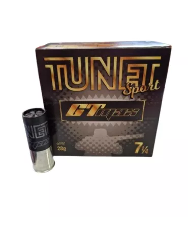 CARTOUCHES TUNET GT-MAX CAL12 PB N°7 1/4 BJ 28GR