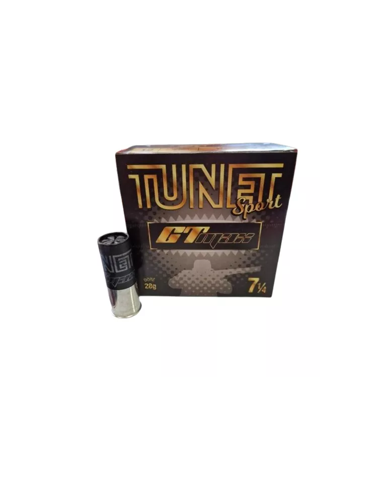 CARTOUCHES TUNET GT-MAX CAL12 PB N°7 1/4 BJ 28GR