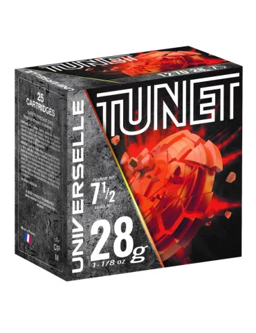 CARTOUCHES UNIVERSELLE TUNET CAL12/70 PBN°7.5 24G OU 28G