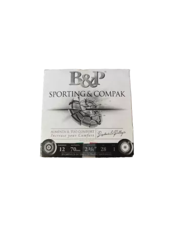 CARTOUCHES B&P COMPAK LONG RANGE CAL12/70 PBN°7.5 28G BJ