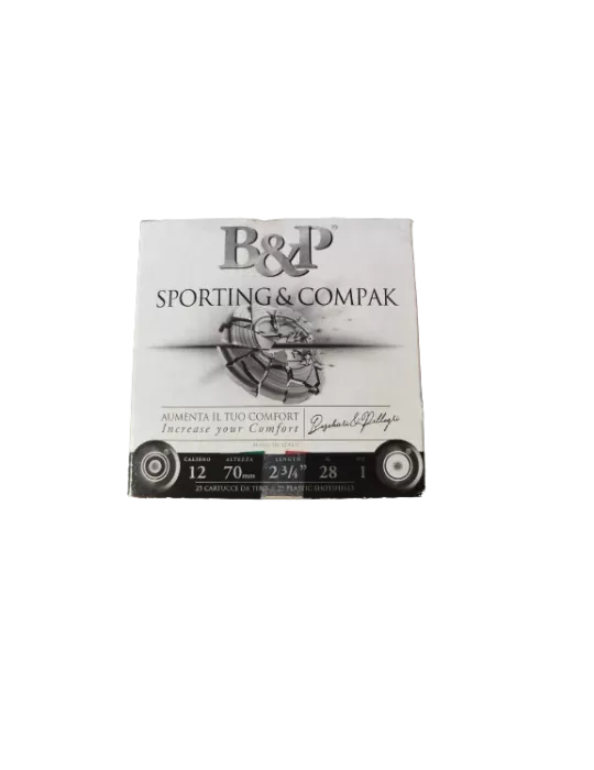 CARTOUCHES B&P COMPAK LONG RANGE CAL12/70 PBN°7.5 28G BJ