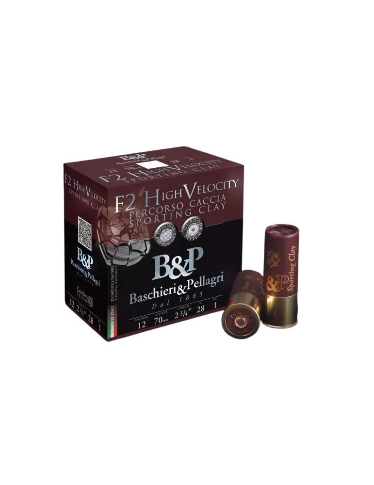 CARTOUCHES B&P SPORTING HIGHT VELOCITY CAL12/70 PBN°7.5 28G BJ