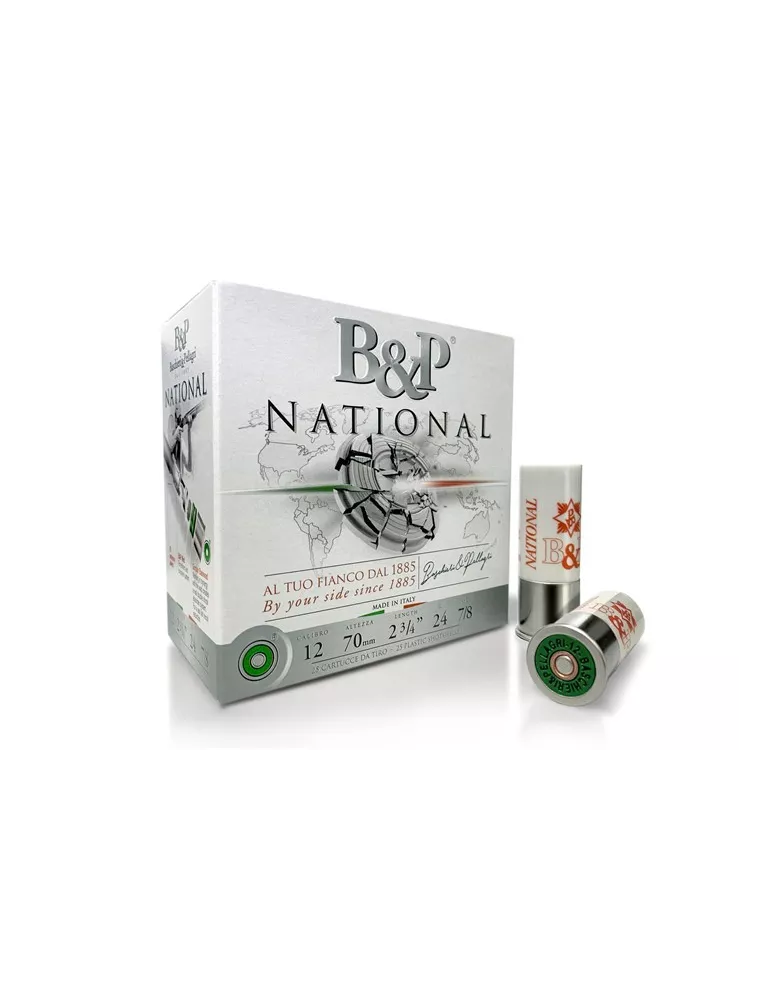 CARTOUCHES B&P NATIONAL CAL12/70 PBN°7.5 28G BJ
