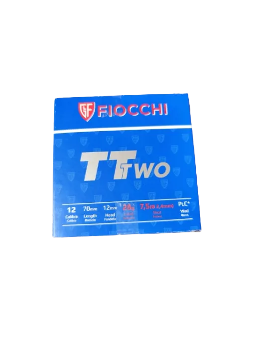 CARTOUCHES FIOCCHI TT TWO CAL12/70 PBN°7.5 28G BJ