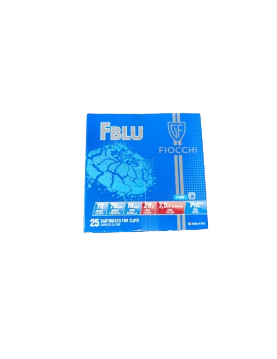 CARTOUCHES FIOCCHI F-BLUE CAL12/70 PBN°7.5 28G BJ