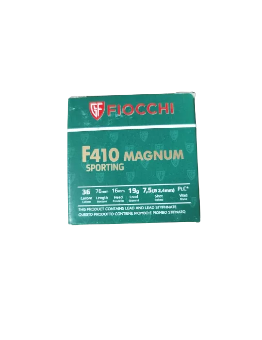 CARTOUCHES FIOCCHI F140 TRAP CAL36/76 PBN°7.5 19G BJ