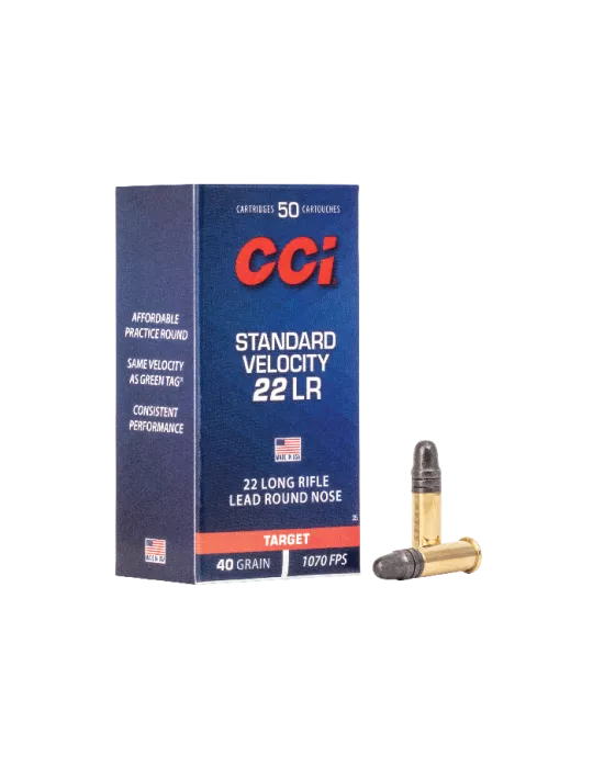 CARTOUCHES CCI STANDART 22LR 40GR BOITE DE 50
