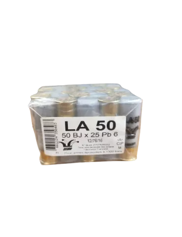 CARTOUCHE JOCKER LA 50 ARMURERIE DUBUC CAL12/76 PB N°6 BR 50GR
