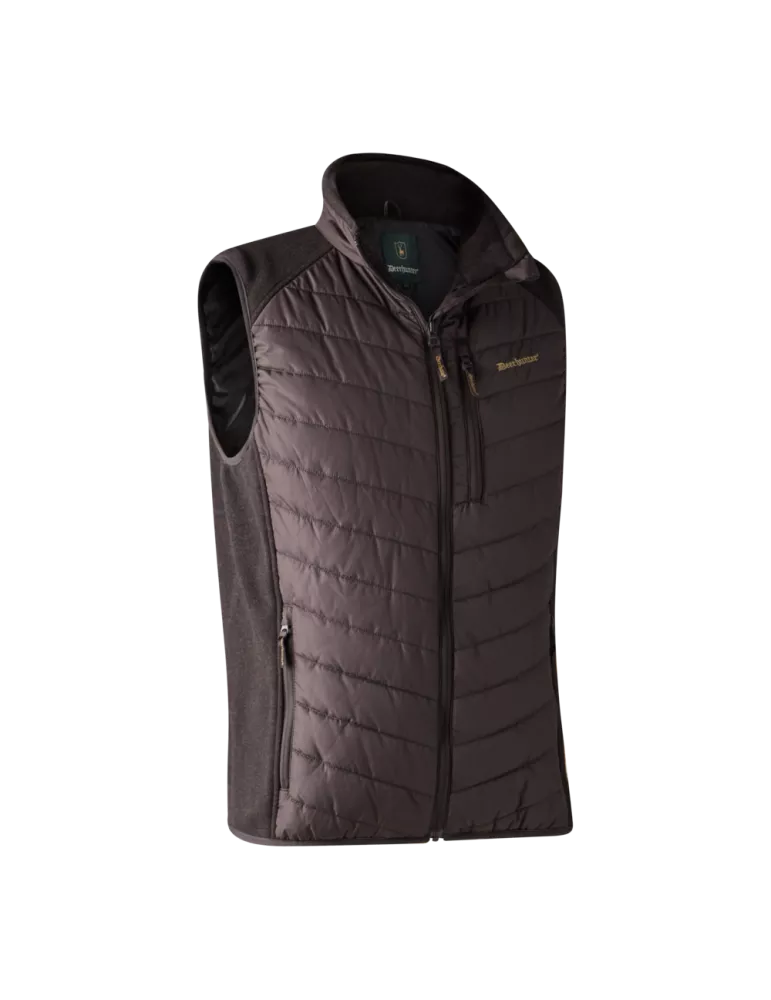 GILET DOUDOUNE DEERHUNTER MOOR AVEC TRICOT PRUNE