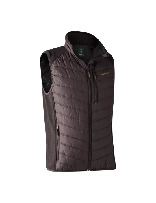 GILET DOUDOUNE DEERHUNTER MOOR AVEC TRICOT PRUNE