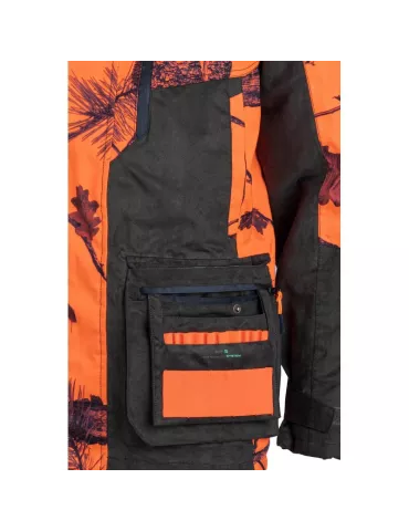 VESTE DE POSTE TREELAND CAMO ORANGE 2