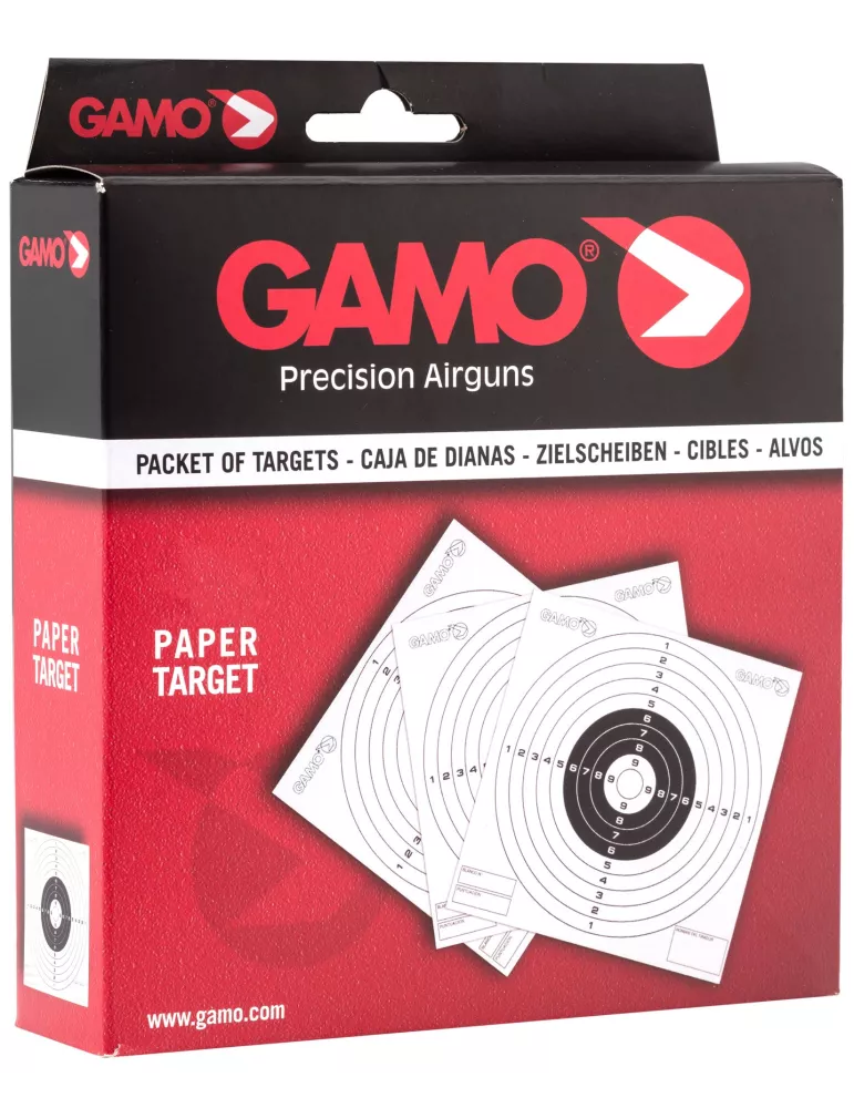 PACK GAMO BLACK 1000 19.9J CERISE 2024 CARABINE APLOMB BIG CAT 19.9J + LUNETTE 4X32 LC + CIBLES + PLOMBS