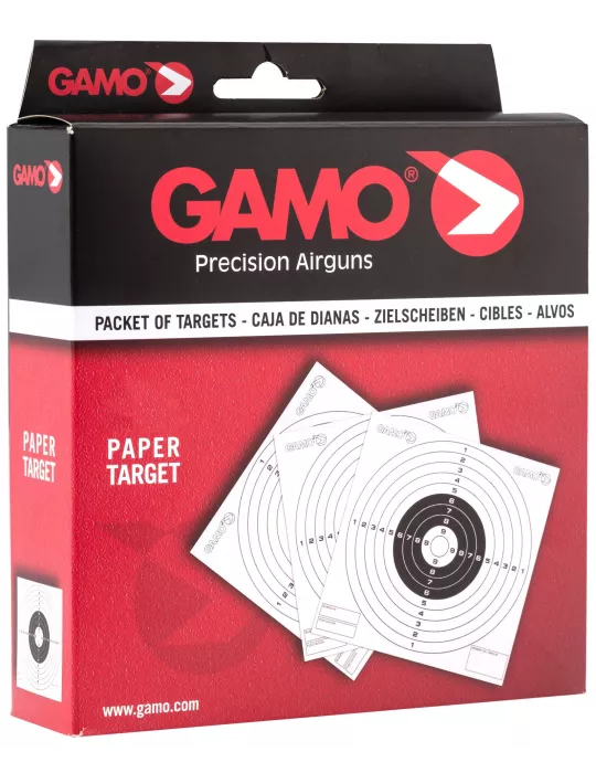 PACK GAMO BLACK 1000 19.9J CERISE 2024 CARABINE APLOMB BIG CAT 19.9J + LUNETTE 4X32 LC + CIBLES + PLOMBS