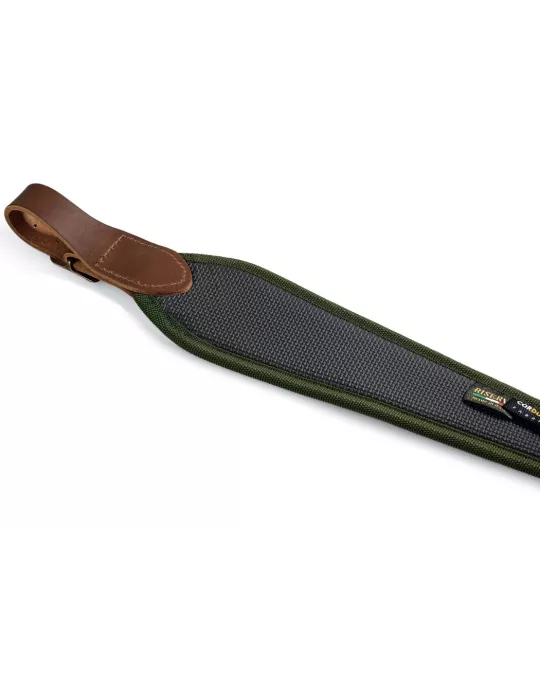 BRETELLE NEOPRENE/CUIR AVEC 2 TUBES MULTICALIBRE RISERVA