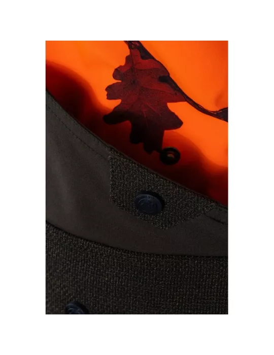 DESTOCKAGE GILET SOFTSHELL CAMO ORANGE/VERT XL