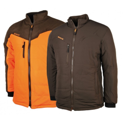 Blouson de chasse Multi-Hunt réversible orange/marron
