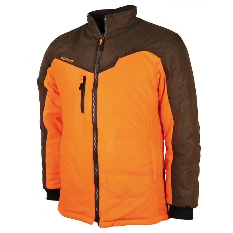 Blouson de chasse Multi-Hunt réversible orange/marron