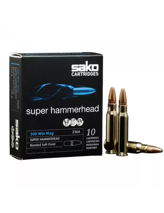 Balles Sako Super Hammerhead cal.300 Win Mag x10
