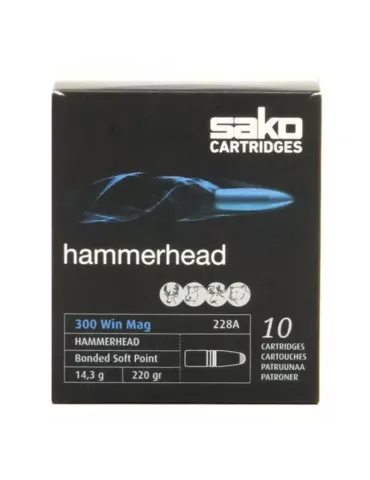 Balles Sako Hammerhead cal.300 Win Mag x10