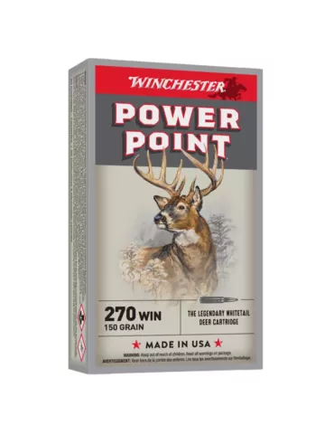 Balles Winchester Power Point cal.270 Win