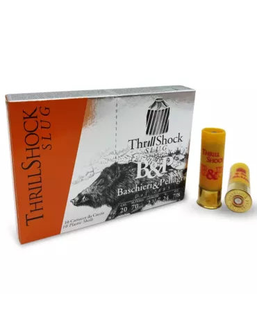 Cartouches balle B&P Big Game Thrill Shock 24g cal.20/70 x10